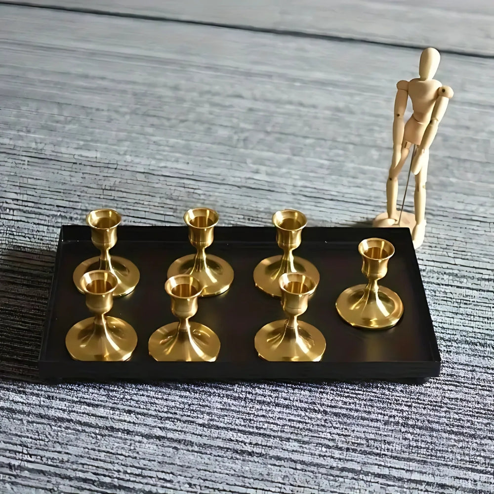 Shimmering Vintage Candle Holder
