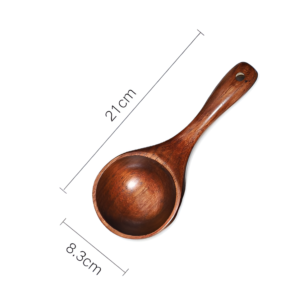 Large Wooden Multi-Purpose Scoop - 1pc