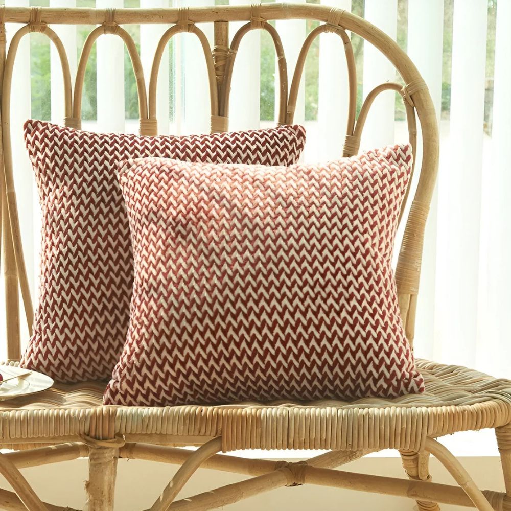 Lush Chevron Cushion Covers