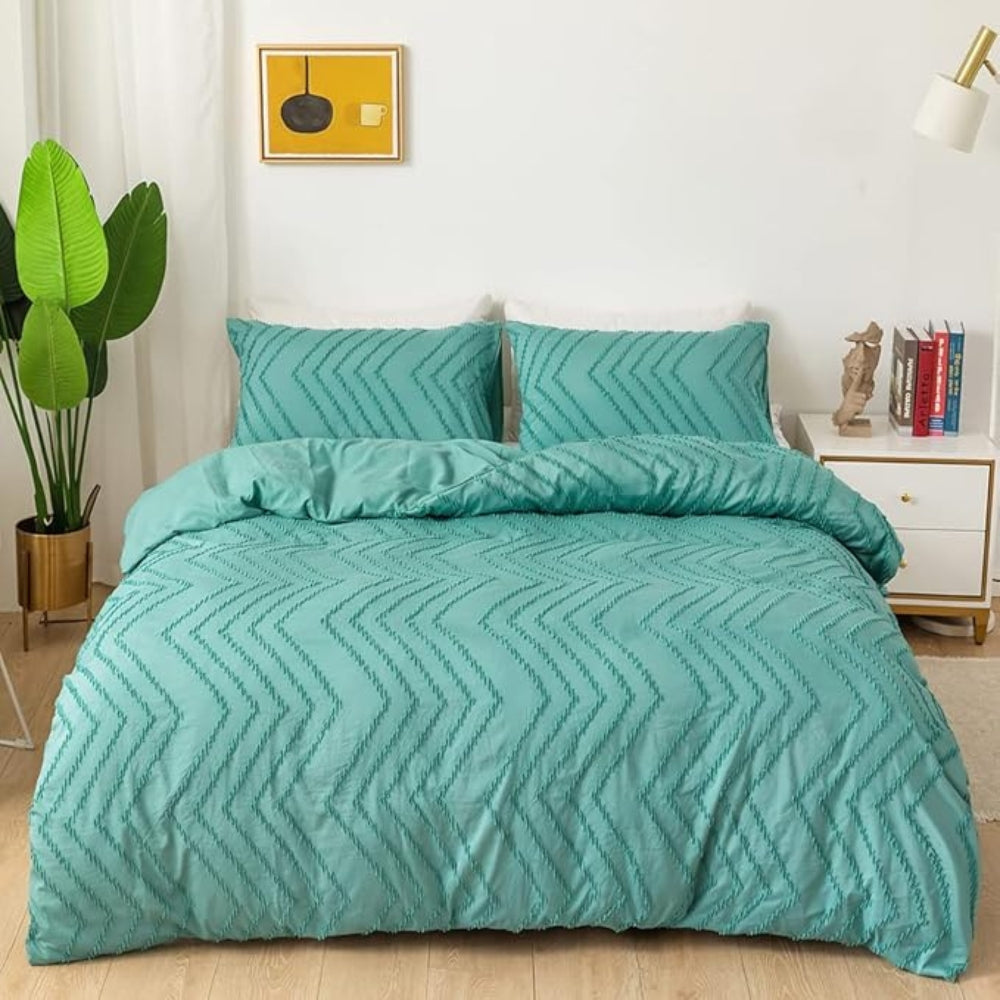 Chevron Plush Quilt Cover