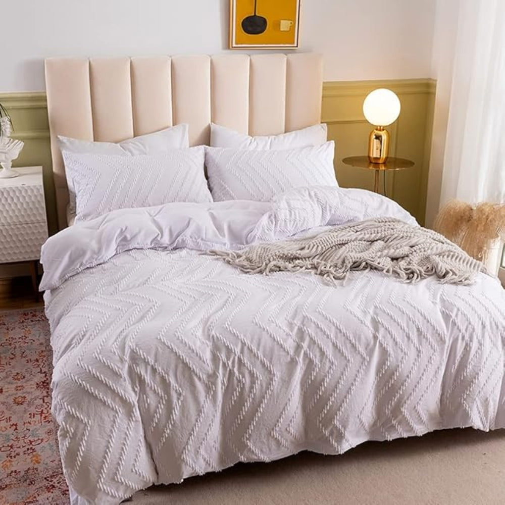 Chevron Plush Quilt Cover
