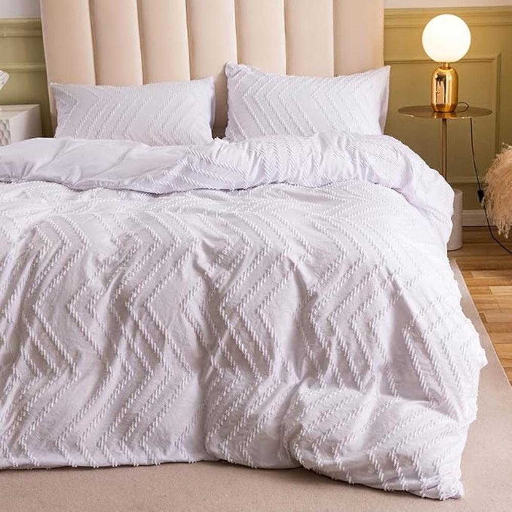 Chevron Plush Quilt Cover