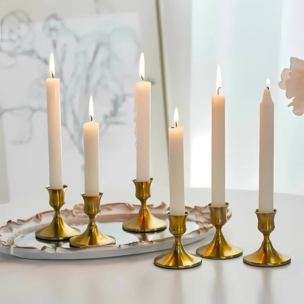 Shimmering Vintage Candle Holder