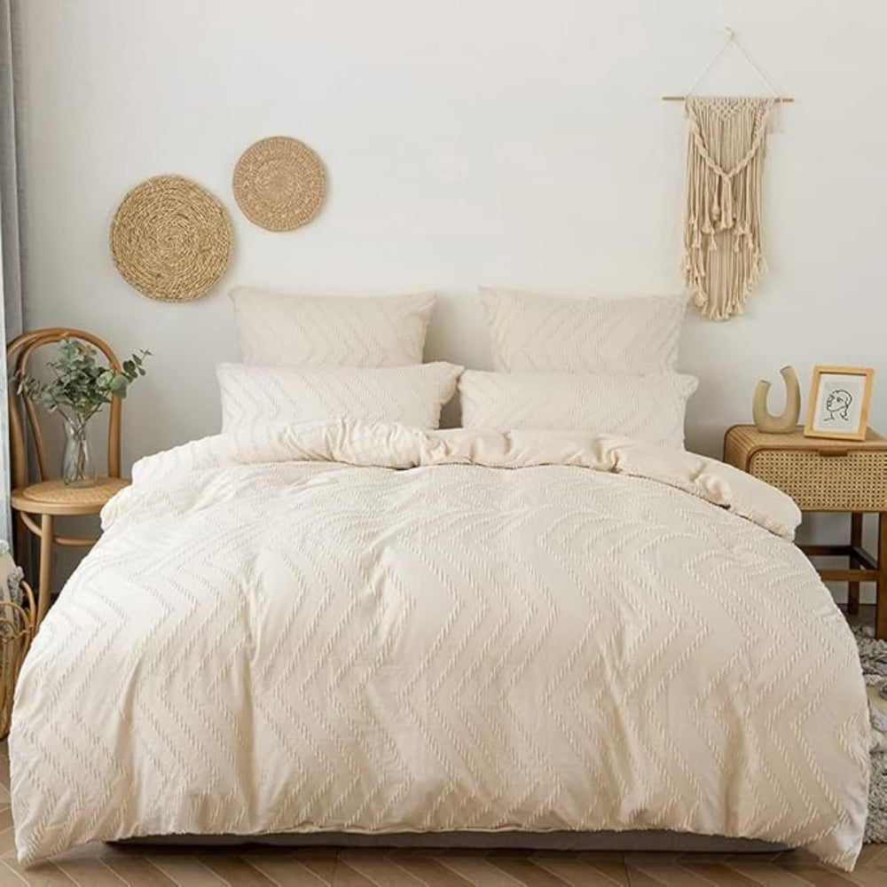 Chevron Plush Quilt Cover