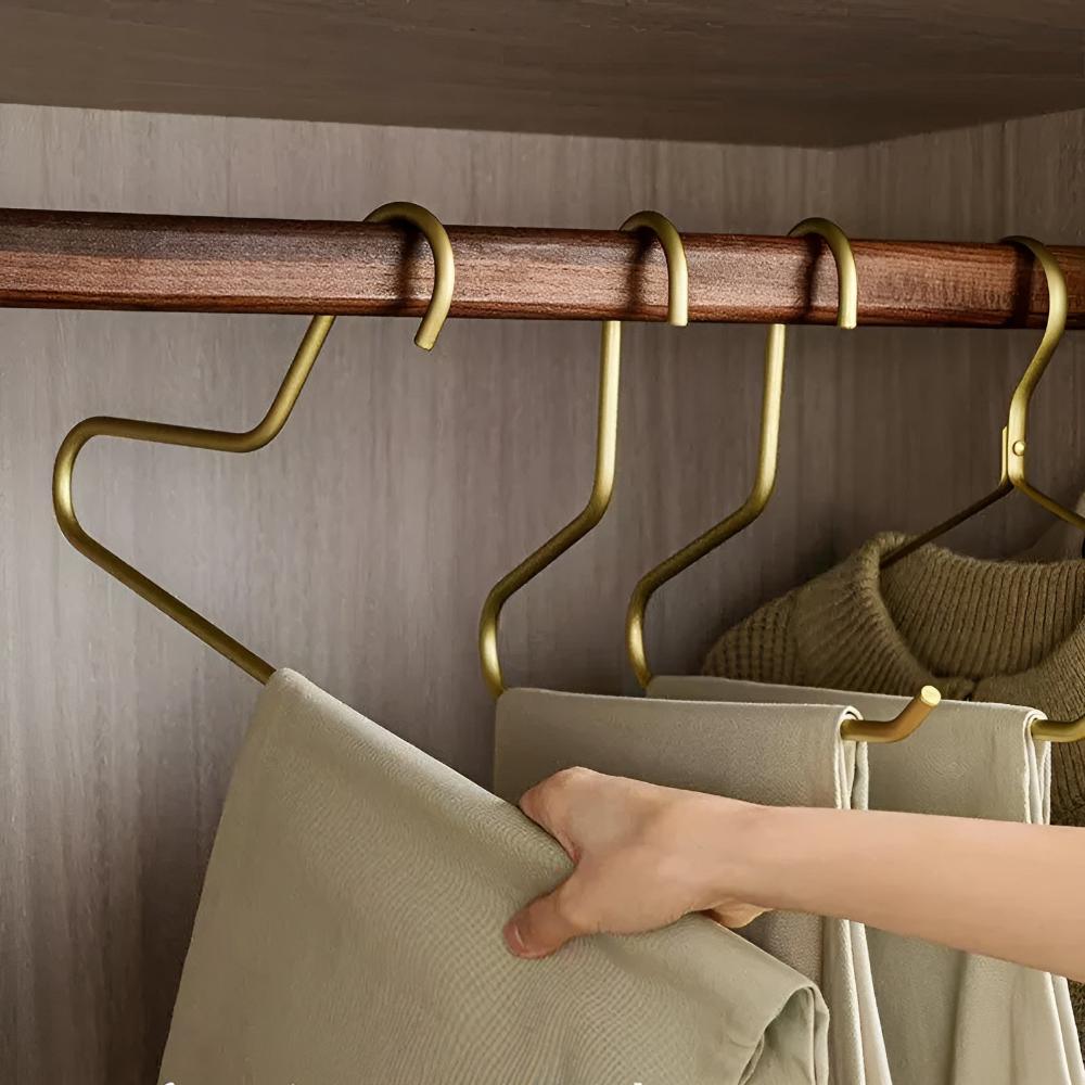 Minimalist Metal Wardrobe Hangers