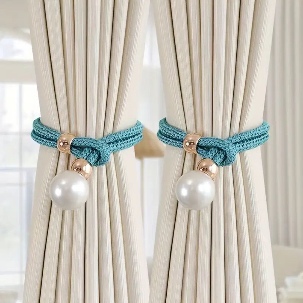 Lustrous Pearl Curtain Tie Back
