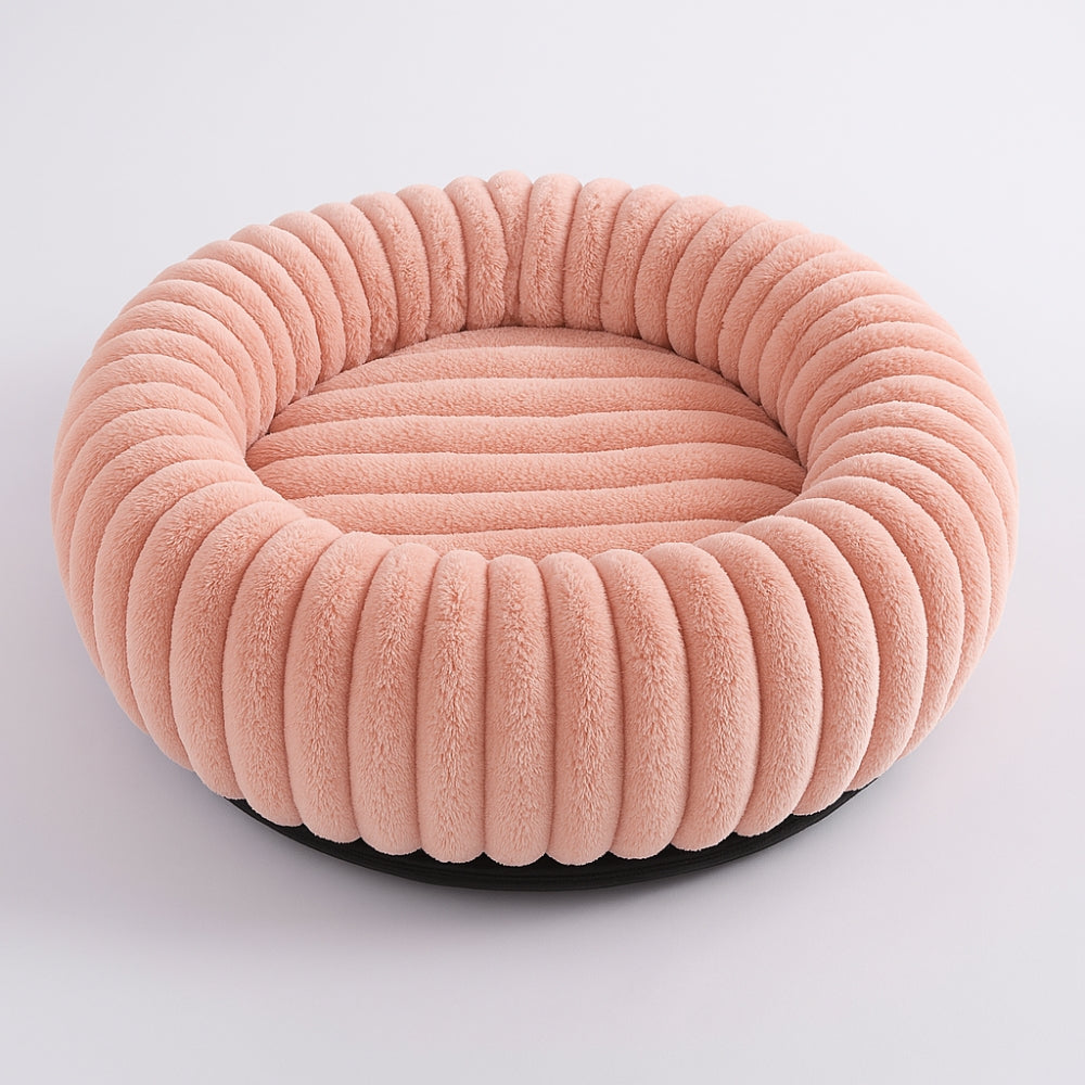 Purrfectly Plush Round Pet Bed