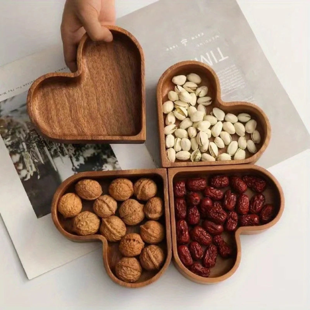 Rustic Heart Snack Tray Collection