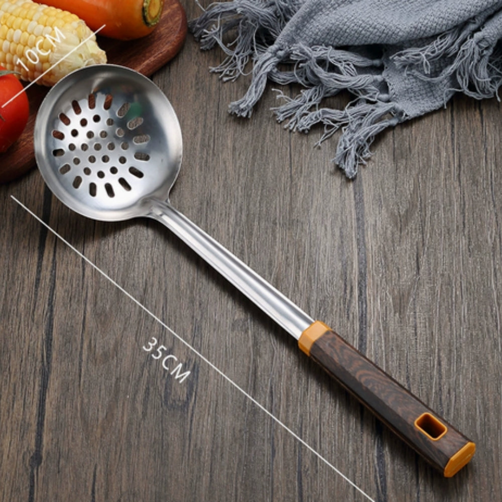 Wood Grain Stainless Steel Utensils