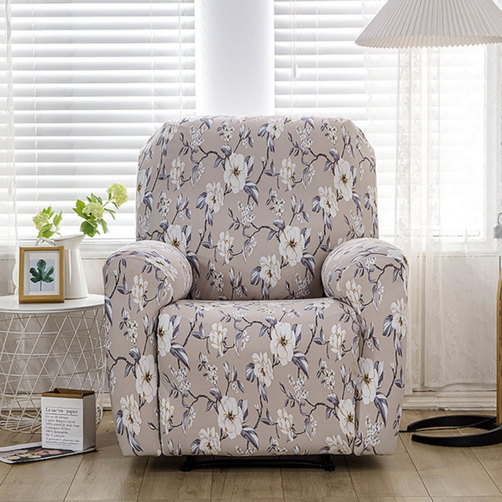 Floral Recliner Sofa Cover