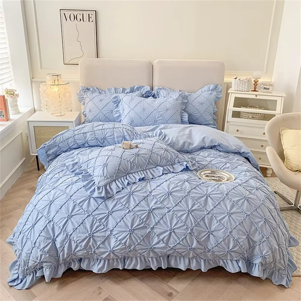 Belle Cotton Plush Ruffle Bedding