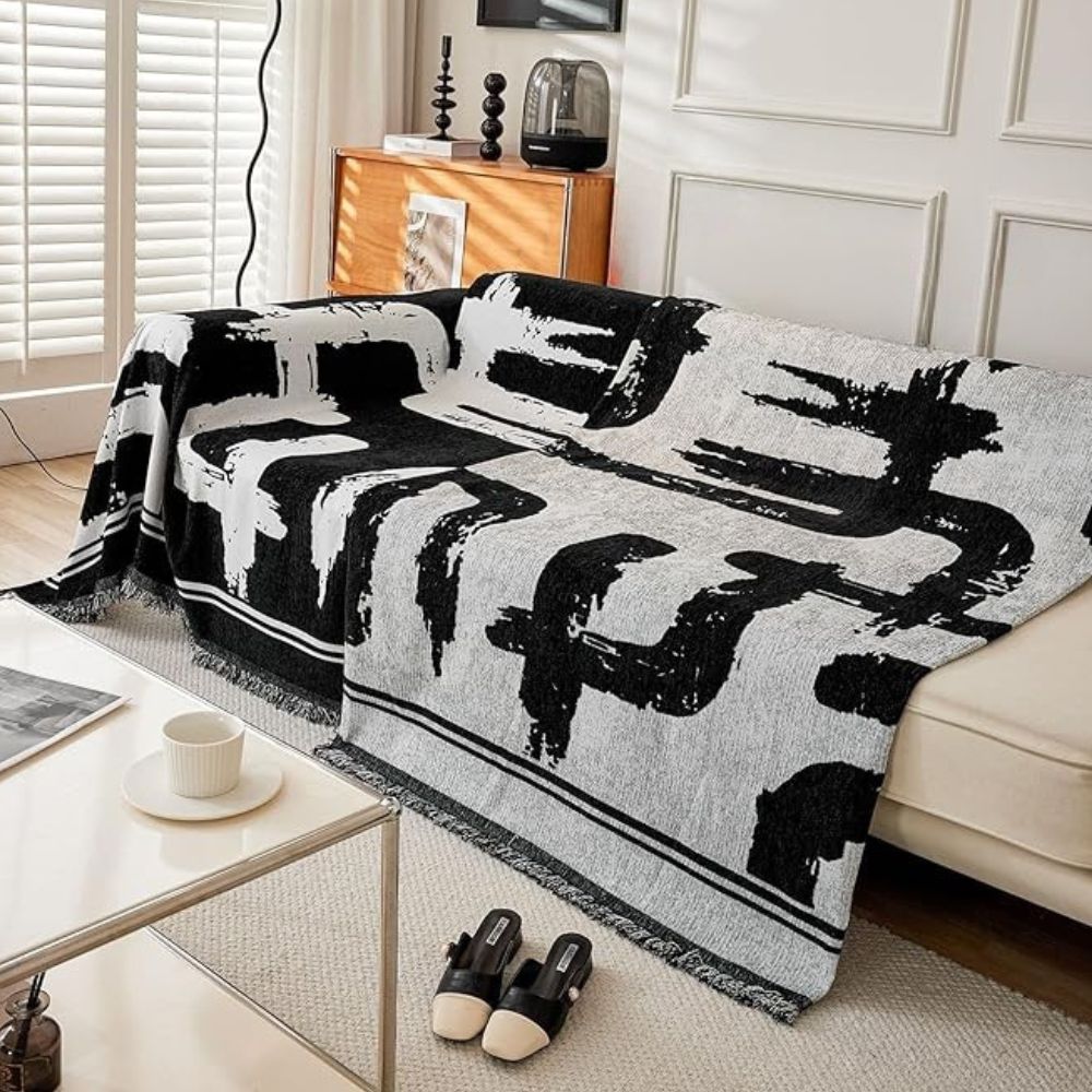 Brushstroke Art Sofa Cover