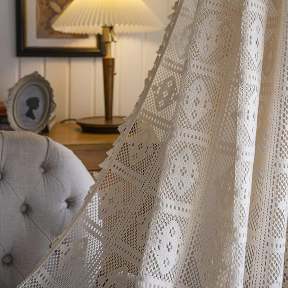 Rhombus Plaid Diamond Pattern Curtain
