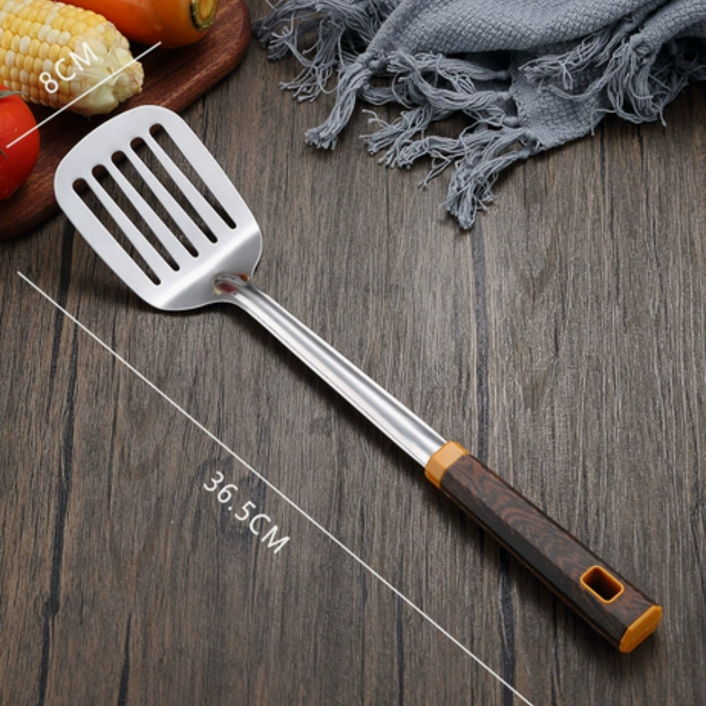 Wood Grain Stainless Steel Utensils