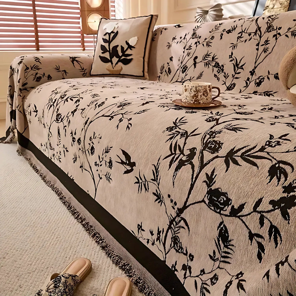 Ormel Elegant Chenille Sofa Cover