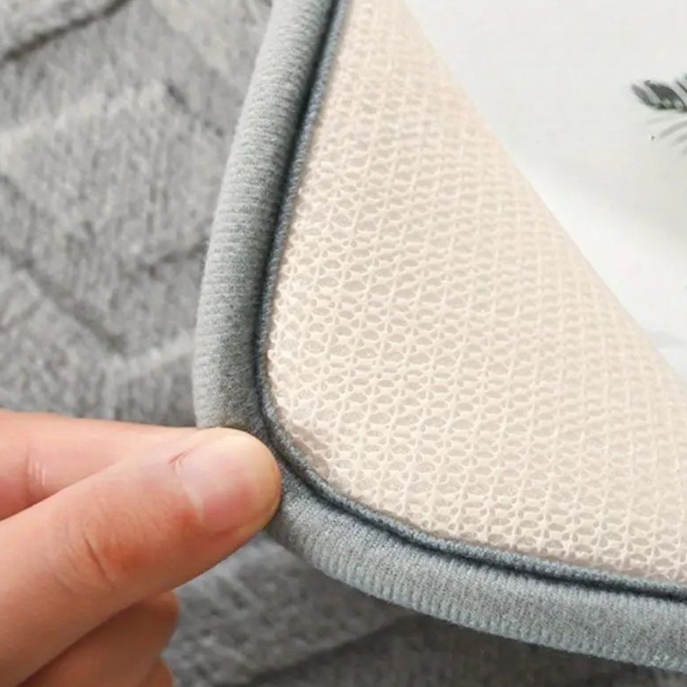 Diamond Jacquard Bath Mat