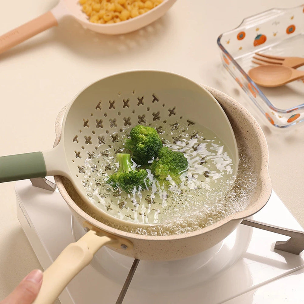 Heat-Resistant Plastic Colander Strainer