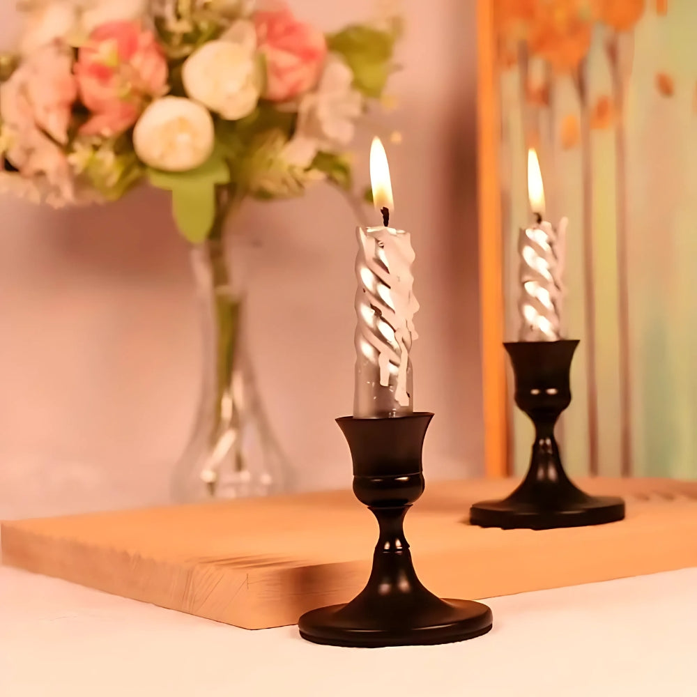Shimmering Vintage Candle Holder