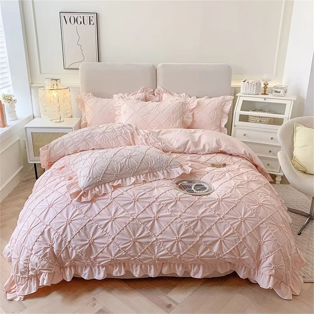 Belle Cotton Plush Ruffle Bedding