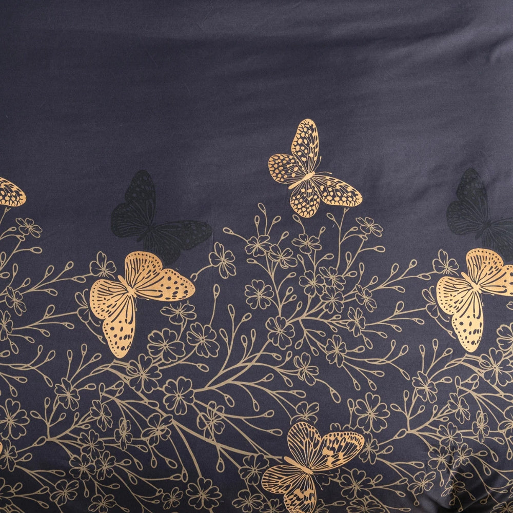Valora Midnight Butterfly Duvet Cover