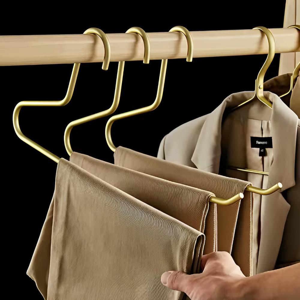 Minimalist Metal Wardrobe Hangers