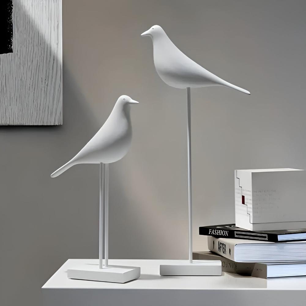 Minimalist Bird Decor Figurines
