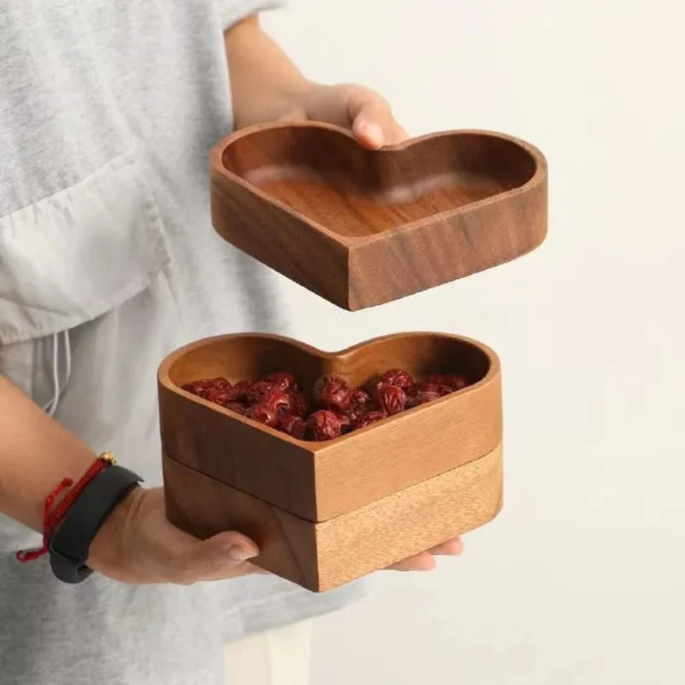 Rustic Heart Snack Tray Collection