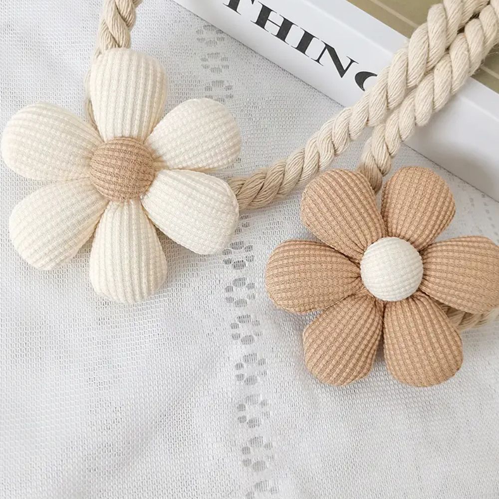 Delicate Flower Magnetic Curtain Tie Back