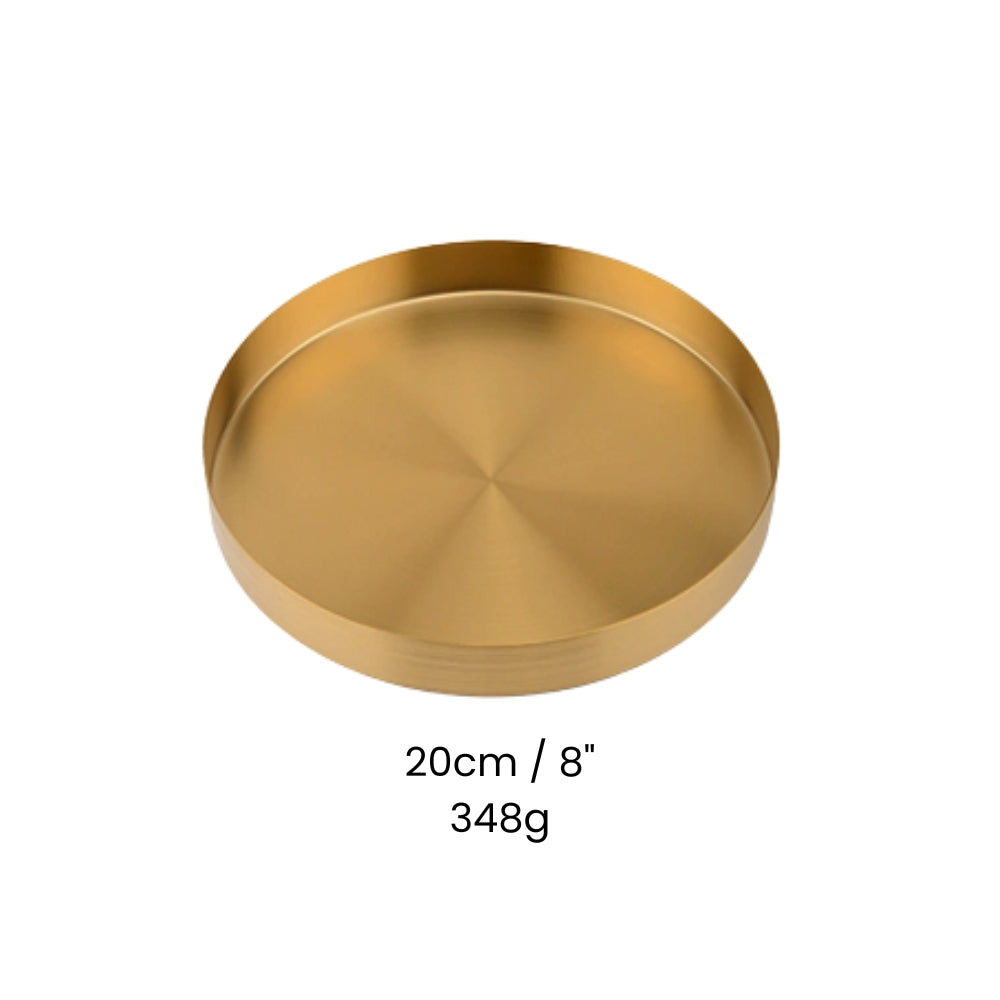 Gold Stainless Steel Tray
