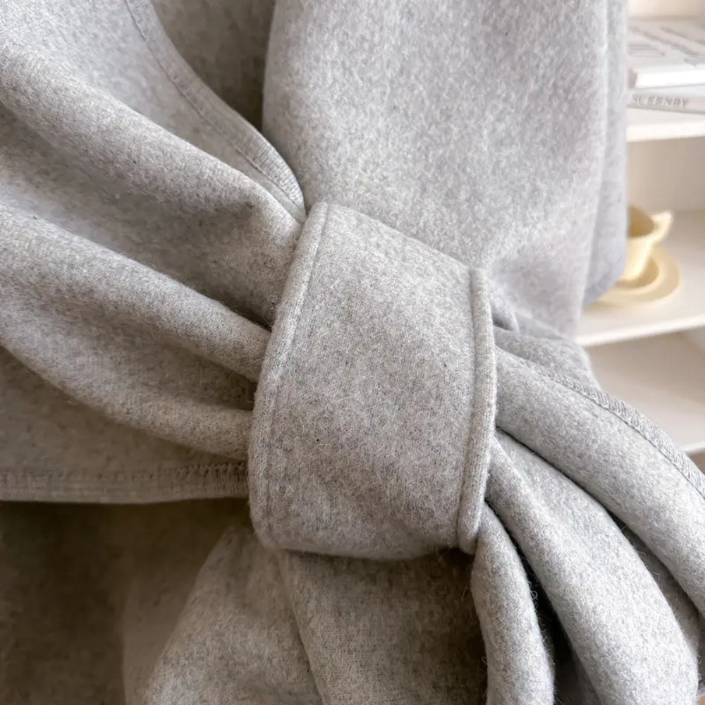 Luxurious Poncho Windproof Shawl Coat
