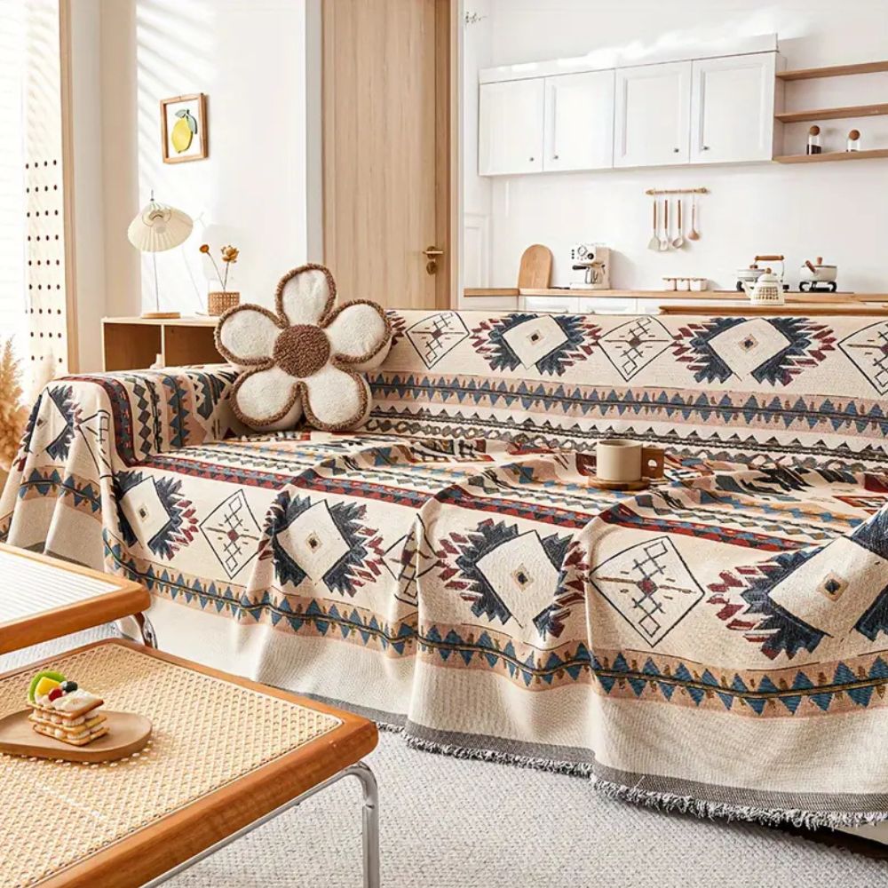 Tribal Weave Sofa Cover