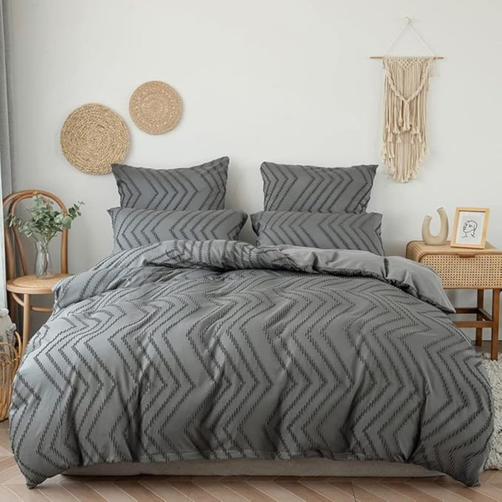 Chevron Plush Quilt Cover