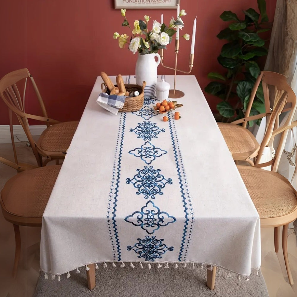 Sorella Luxe Embroidered Tablecloth