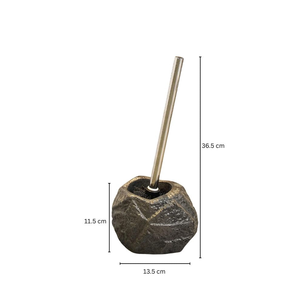 Retro Stone Ceramic Toilet Brush