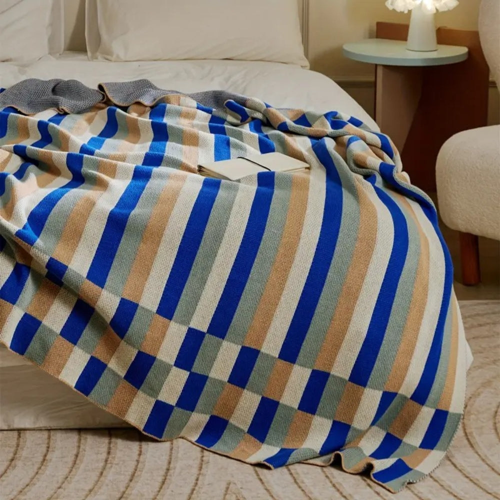 Nordica Stripes Breathable Cotton Blanket