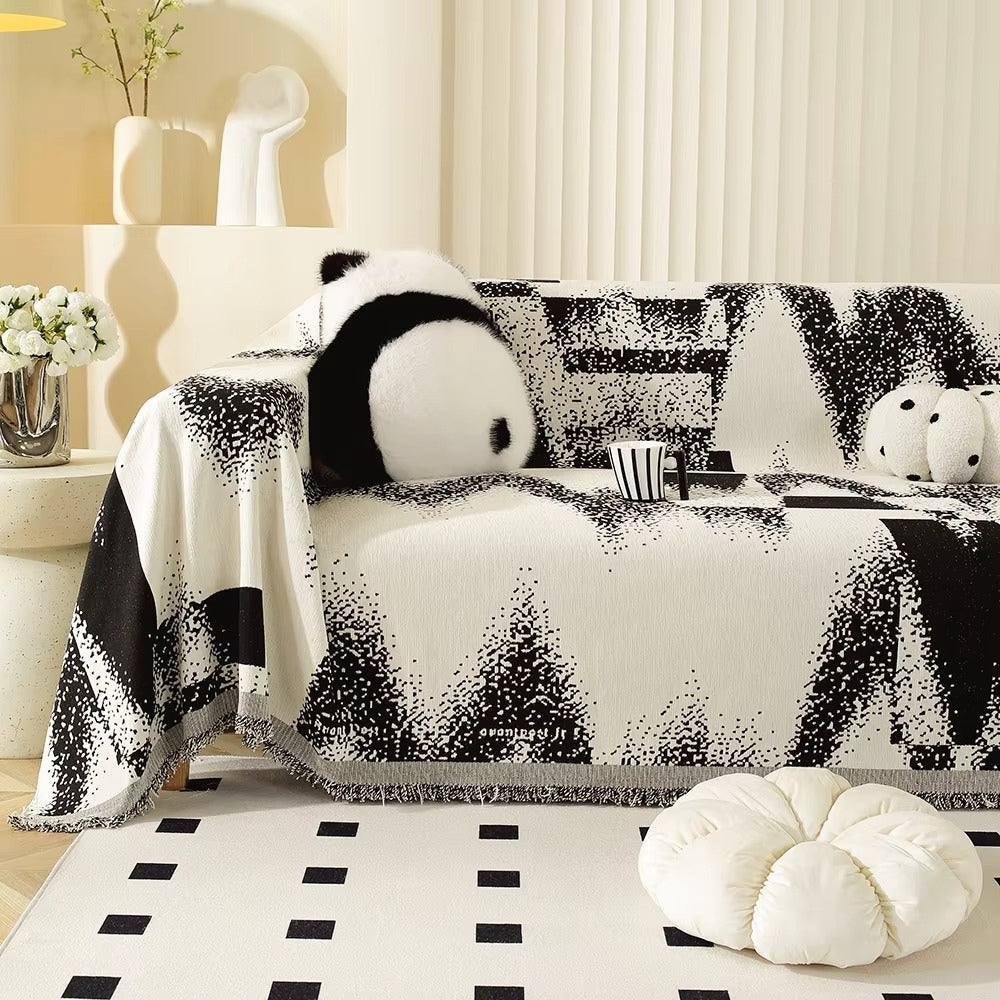 Avant-Garde Abstract Chenille Sofa Cover