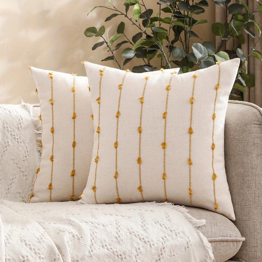 Averra Vertical Stitched Cushion Cover