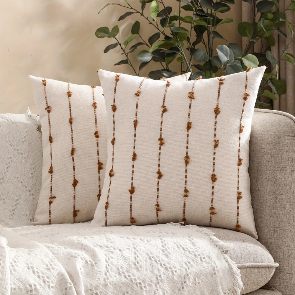 Averra Vertical Stitched Cushion Cover