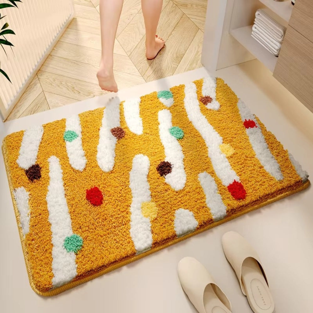 Candy Color Clash Bath Mat