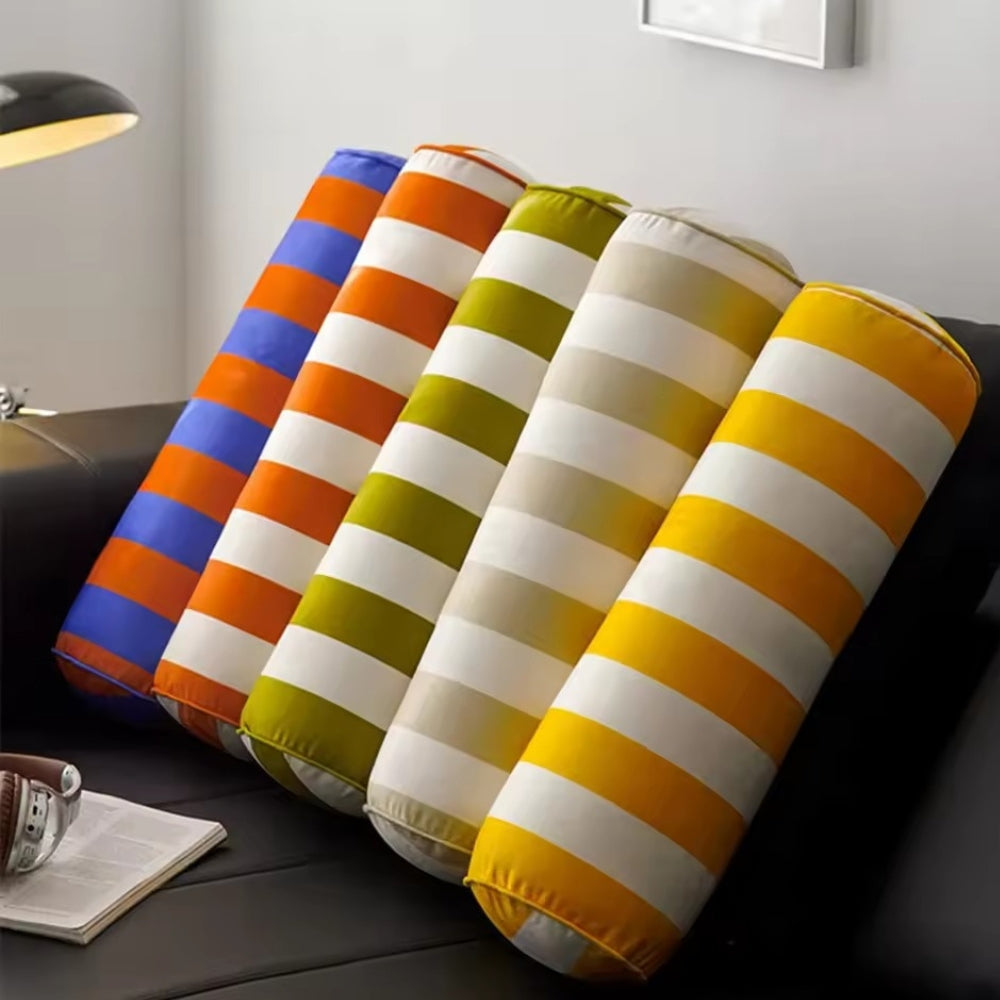 Candy Stripe Cylindrical Cushion