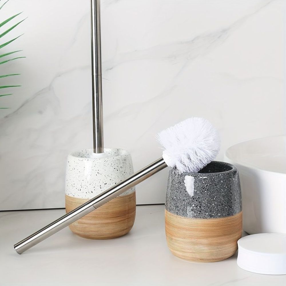Elegant Bathroom Toilet Brush & Holder Set