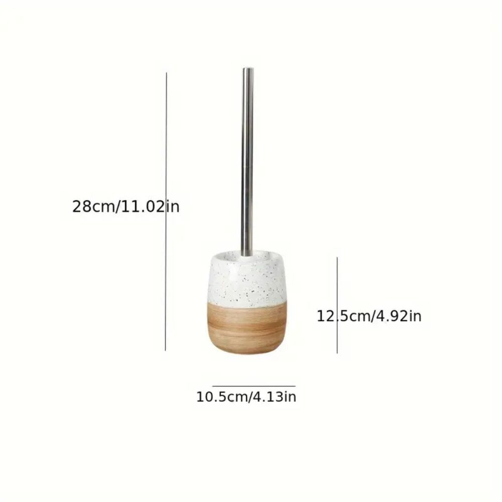 Elegant Bathroom Toilet Brush & Holder Set