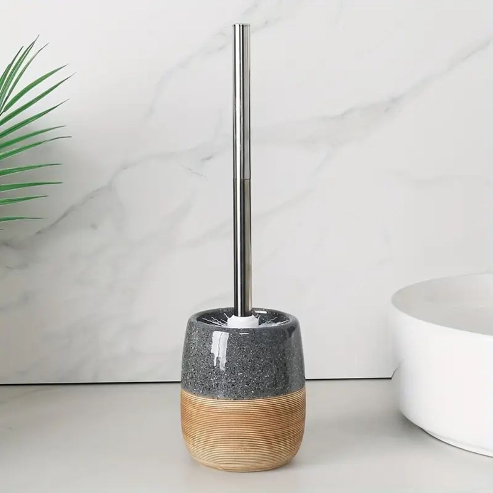 Elegant Bathroom Toilet Brush & Holder Set