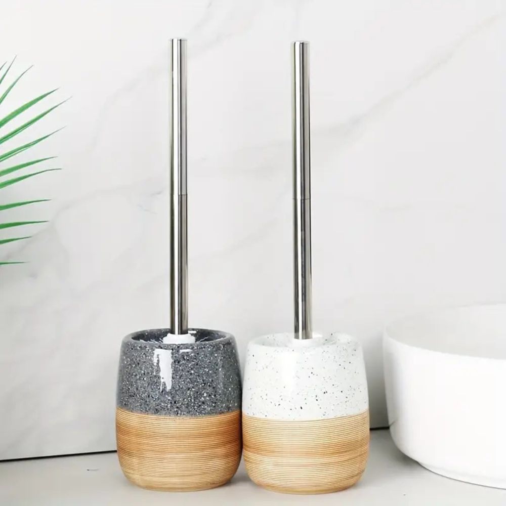 Elegant Bathroom Toilet Brush & Holder Set