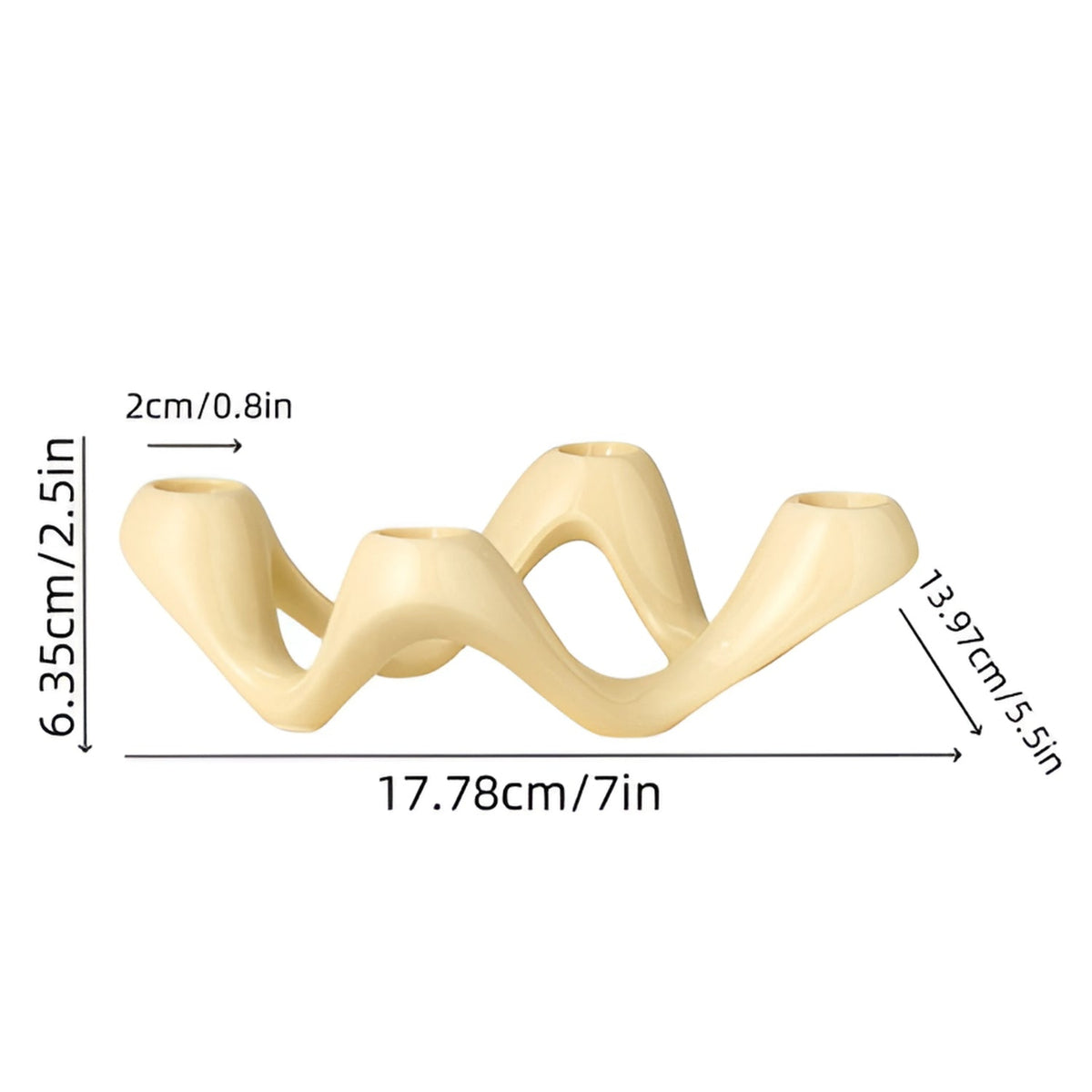 Cosmic Ripple Candle Holder