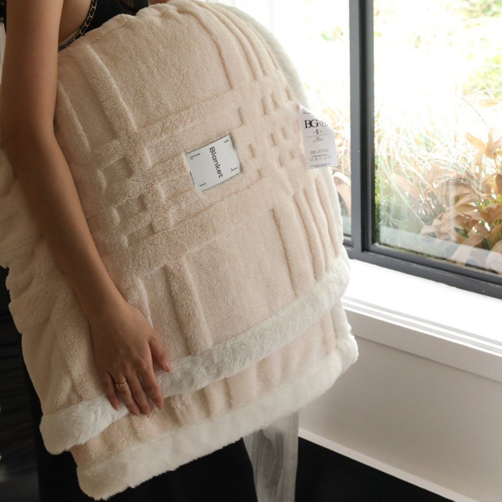 Cosmo Fluffy Winter Three-Dimensional Warm Blanket