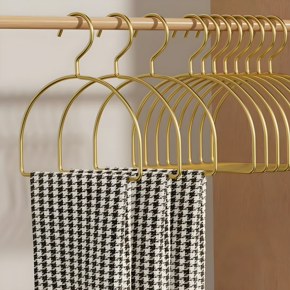 Curved Scarf Hanger Space Saving Storage