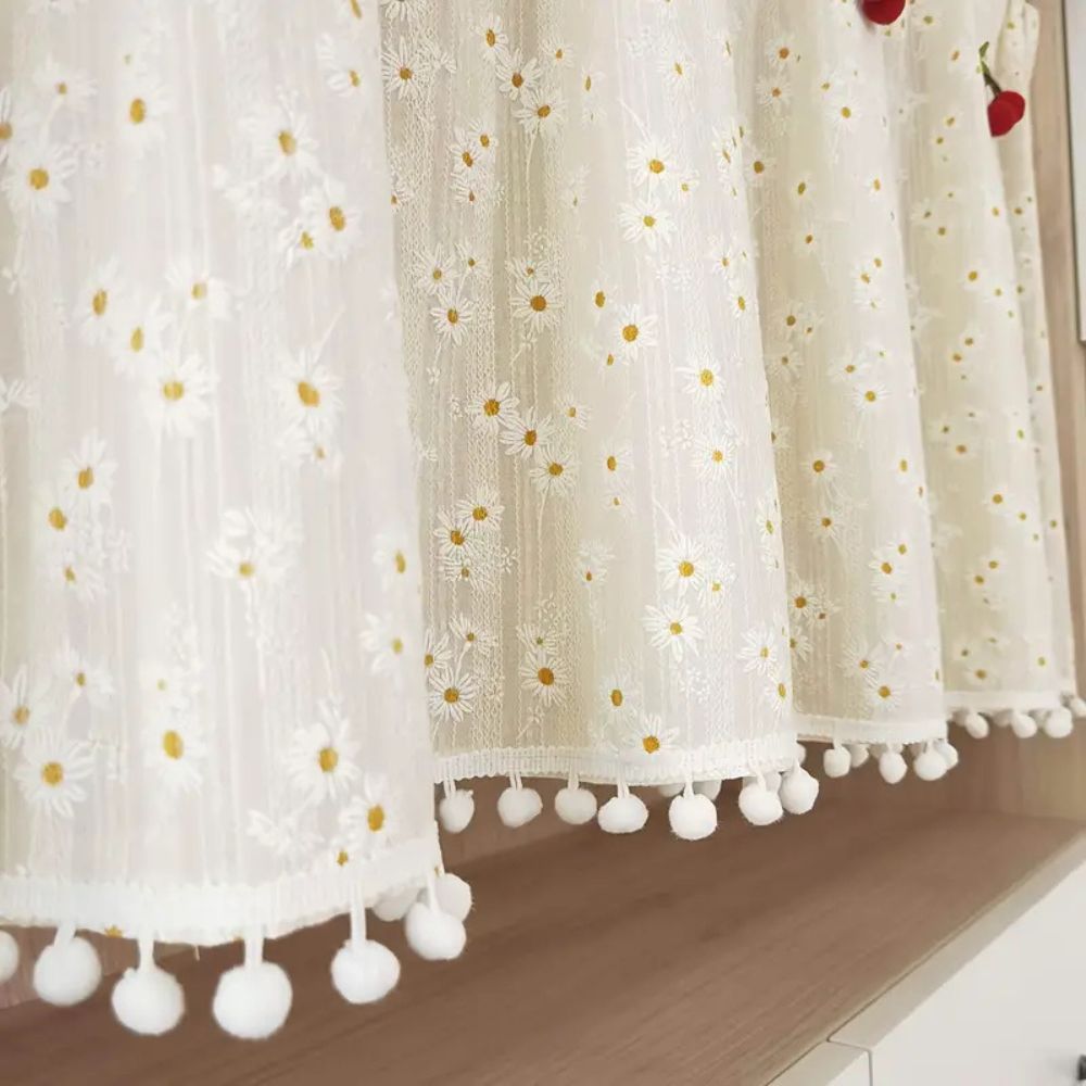 Daisy Breeze Cabinet Curtain