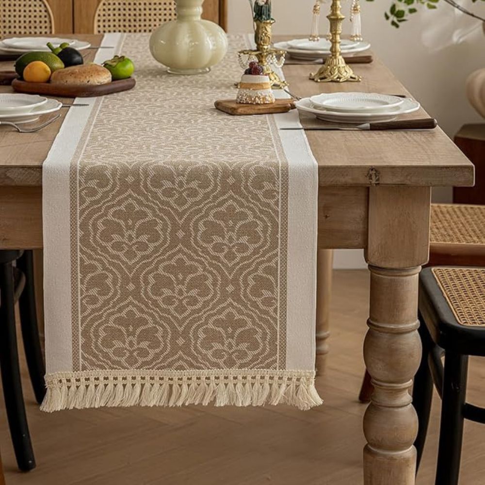 Damask Dune Table Runner