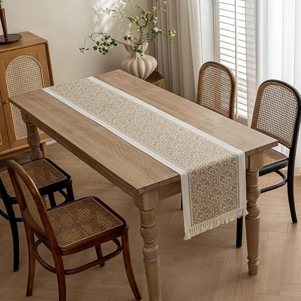Damask Dune Table Runner